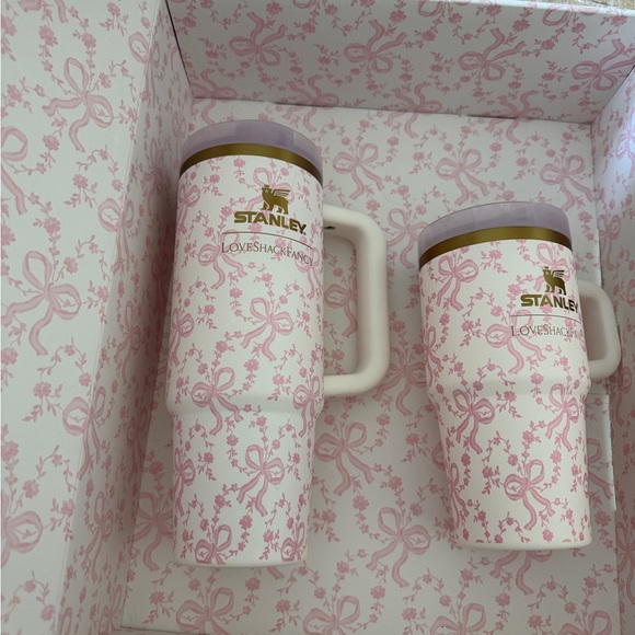 Stanley LoveShackFancy Pink and Gold Tumblers - Picture 6 of 6